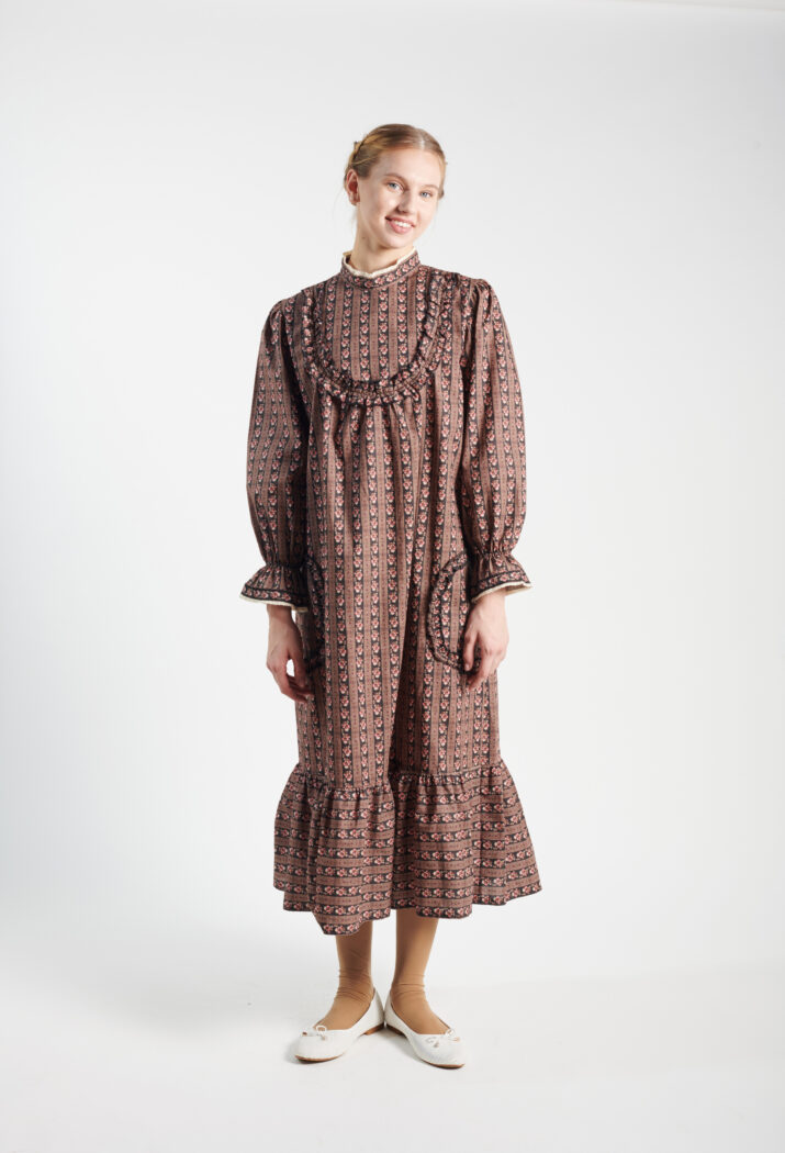 שמלה חיננית בסגנון כפרי לנשים Dress- Da