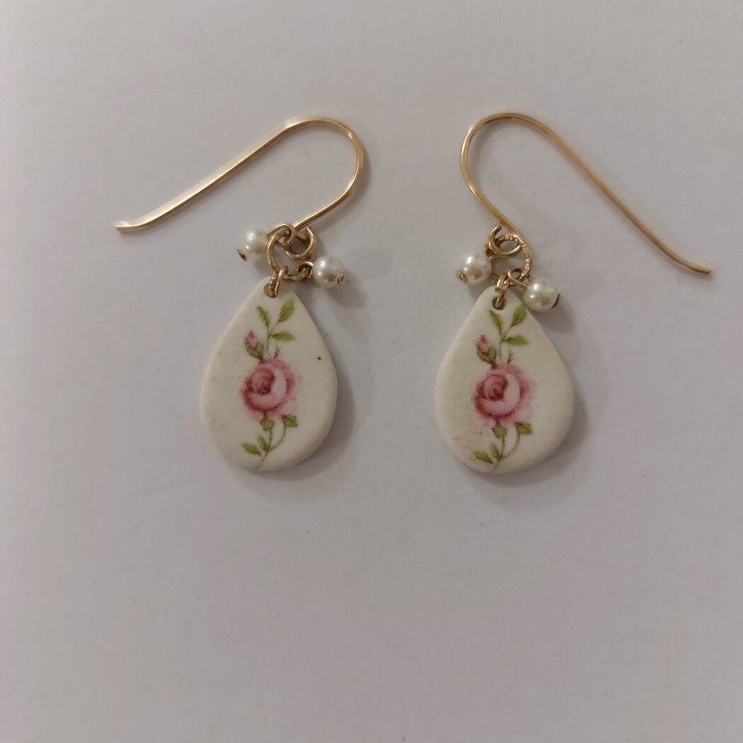 Ceramic Drop Earrings 